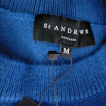 St. Andrews(セントアンドリュース) カシミヤ混 クルーネックニット レディース JPN：M 中古 古着 0711_画像6