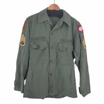 US ARMY(ユーエスアーミー) 60S 64年会計 2nd OG107 SATTEN SHIRT メン 中古 古着 0823_画像1