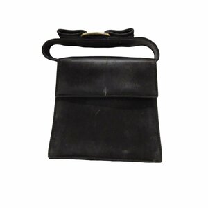 Salvatore Ferragamo(サルヴァトーレフェラガモ) スエードヴァラリボンミニ2wayバッグ 中古 古着 0208