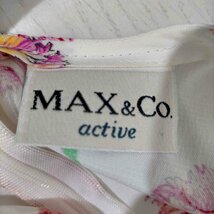 MAX & CO.(マックスアンドコー) ACTIVE イタリア製 花柄 ノースリーブ ショートワンピ 中古 古着 0603_画像6