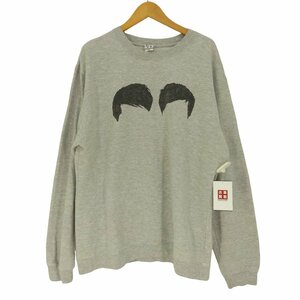 USED古着(ユーズドフルギ) Dan & Phil Shop ヘアー プリント クルーネック 中古 古着 0827