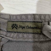 NIGEL CABOURN(ナイジェルケーボン) リネンカーゴパンツ メンズ 30inch 中古 古着 0723_画像6