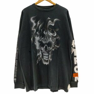 HERON PRESTON(ヘロン プレストン) 19AW ファイヤースカルカットソー メンズ JPN：M 中古 古着 0802