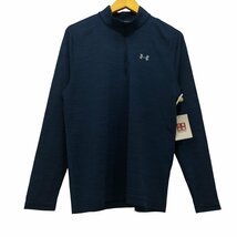 UNDER ARMOUR(アンダーアーマー) ロングスリーブ プレイオフ1/4ジップ メンズ import 中古 古着 0843_画像1