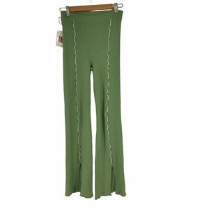 soduk(スドーク) 20SS Colored stitch slit knit trousers レデ 中古 古着 1025