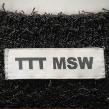 TTT_MSW(ティーモダンストリートウエア) 22SS Bonsai Stencil Knit メンズ 中古 古着 0522_画像6