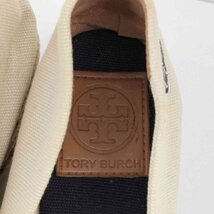 TORY BURCH(トリーバーチ) エスパドリーユ ウェッジソール クロスサンダル レディース 8B 中古 古着 0153_画像6