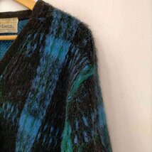 CAMPUS(キャンパス) 60S WOOL-MOHAIR ウールモヘア総柄カーディガン 毛足長め メンズ 中古 古着 0305_画像4