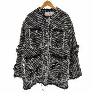 PRANK PROJECT(プランクプロジェクト) Tweed Damaged Over Jacket レ 中古 古着 0402