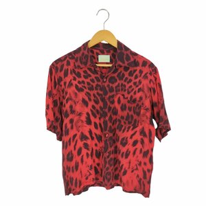 ARIES(アリーズ) Leopard Hawaiian Shirt レオパード ハワイアンシャツ メンズ 中古 古着 0642