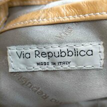 Via Repubblica(ヴィアリパブリカ) イタリア製 2WAY エナメル ハンド ショルダーバッグ 中古 古着 1242_画像6