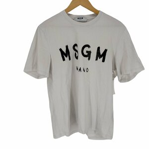 MSGM(エムエスジーエム) FRONT LOGO S/S TEE メンズ JPN：M 中古 古着 0323