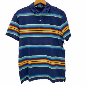 Polo by RALPH LAUREN(ポロバイラルフローレン) ボーダー柄 半袖ポロシャツ メンズ i 中古 古着 0723