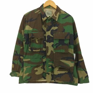 US ARMY(ユーエスアーミー) 80S Woodland Camo Camouflage BDU Sh 中古 古着 0848