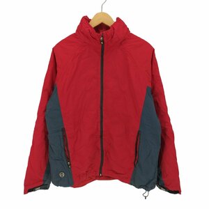 LANDS END(ランズエンド) WATER PROOF 裏地 キルティング ジップアップ ナイロン ジ 中古 古着 0851