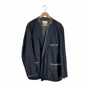 YOKE(ヨーク) 21SS CUT-O FF DENIM TAILORED JACKET カットオフ加 中古 古着 1042