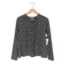 HANAE MORI(ハナエモリ) 花柄 ピンタック フリルブラウス レディース JPN：3 中古 古着 0703_画像1