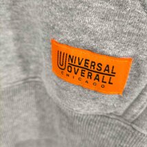 UNIVERSAL OVERALL(ユニバーサルオーバーオール) コットン裏起毛 プルオーバーパーカー メ 中古 古着 1244_画像6