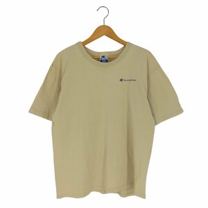 Champion(チャンピオン) 90s 袖目付き ロゴプリント クルーネックTシャツ メンズ impor 中古 古着 0704