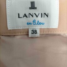 LANVIN en Bleu(ランバンオンブルー) プリーツフレアスカート レディース 38 中古 古着 0507_画像6