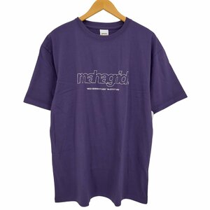 mahagrid(マハグリッド) ロゴプリントTシャツ メンズ import：L 中古 古着 0946