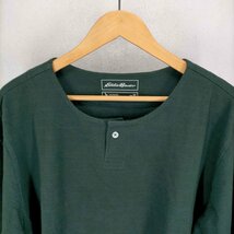 Eddie Bauer(エディーバウアー) 畝 ヘンリーネックTシャツ メンズ JPN：XL 中古 古着 0247_画像3