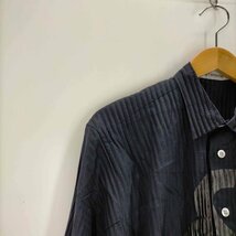 ISSEY MIYAKE MEN(イッセイミヤケメン) 1998 90S 銀タグ コーティングプリーツシャ 中古 古着 0250_画像4