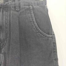 ZARA(ザラ) カットオフ ブラック デニム ショート パンツ レディース 36 中古 古着 0330_画像5