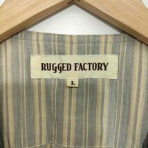 RUGGED FACTORY(ラギッドファクトリー) 背面ストライプ ウールベスト メンズ import： 中古 古着 0802_画像6