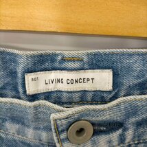 LIVING CONCEPT(リビングコンセプト) 16SS 5POCKET WIDE DENIM PAN 中古 古着 0804_画像6