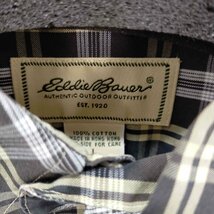 Eddie Bauer(エディーバウアー) WRINKLE RESISTANT ボタンダウンL/Sチェック 中古 古着 0344_画像6