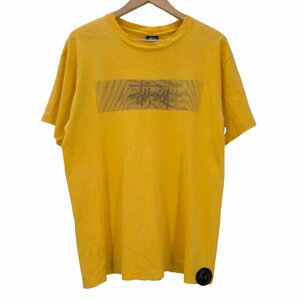 Stussy(ステューシー) OLD 紺タグ USA製 ショーンロゴ SSLINK モザイク加工 プリント 中古 古着 0725