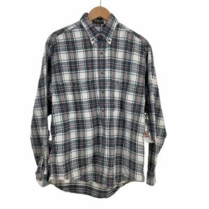 Eddie Bauer(エディーバウアー) 黒タグ後期 Bainbridge Flannel チェック フ 中古 古着 0743