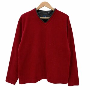 Gap(ギャップ) OLD Vネックフリースプルオーバー メンズ JPN：M 中古 古着 1224