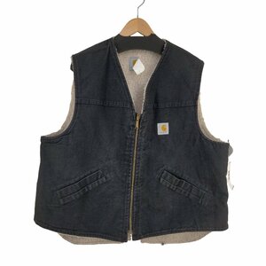 Carhartt(カーハート) 裏地ボア ダックワークベスト メンズ import：L 中古 古着 0344