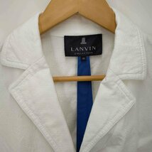 LANVIN COLLECTION(ランバンコレクション) 3B コットンテーラードジャケット レディース 中古 古着 0507_画像3