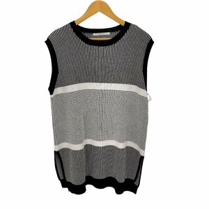 MIDIUMISOLID(ミディウミソリッド) pattern knitting N/S P/O プルオー 中古 古着 0746