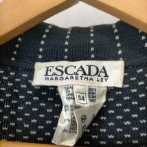 ESCADA(エスカーダ) ドイツ製 ステッチデザイン3Bテーラードジャケット レディース JPN：34 中古 古着 0823_画像6