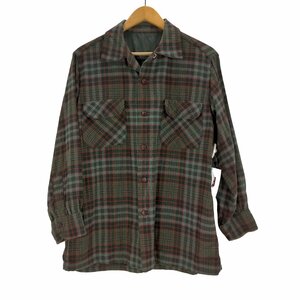 PENDLETON(ペンドルトン) 60s フラップポケット ボックス オープンカラーシャツ メンズ 表記 中古 古着 0904