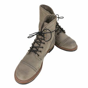 RED WING(レッドウィング) USA製 IRON RANGER 8087 アイアンレンジャー ワーク 中古 古着 1024の画像1