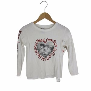 X-girl(エックスガール) Charles Peterson HEART L/S TEE チビT Y2 中古 古着 0124