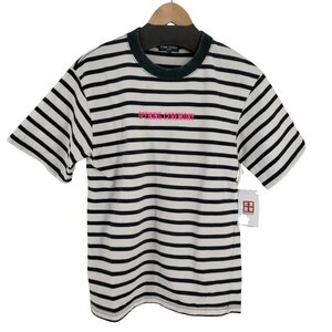 OPENING CEREMONY(オープニングセレモニー) Stripe LOGO S/S Tee レディ 中古 古着 0543