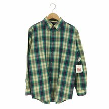 Eddie Bauer(エディーバウアー) 黒タグ Marin Poplin チェック柄 ボタンダウンシャ 中古 古着 0952_画像1