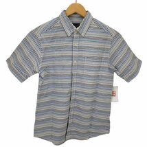 Eddie Bauer(エディーバウアー) マルチカラー シアサッカーボーダーシャツ メンズ JPN：S 中古 古着 1005_画像1