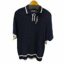 ROMANTIC CROWN(ロマンティッククラウン) VISCOSE KNIT POLO レディース J 中古 古着 0430_画像1