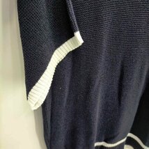 ROMANTIC CROWN(ロマンティッククラウン) VISCOSE KNIT POLO レディース J 中古 古着 0430_画像4