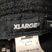 XLARGE(エクストララージ) パイル地ロゴバケットハット メンズ M 中古 古着 0524_画像6