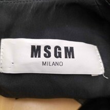 MSGM(エムエスジーエム) MADE IN ITALY PVCノースリーブワンピース レディース JPN 中古 古着 0305_画像6