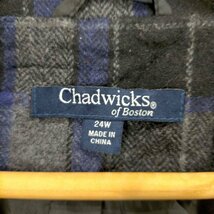 USED古着(ユーズドフルギ) CHADWICKS チェックテーラードジャケット メンズ 24W 中古 古着 0445_画像6