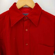 PENDLETON(ペンドルトン) 70S MADE IN USA ウールレギュラーカラーシャツ メンズ 中古 古着 0649_画像3